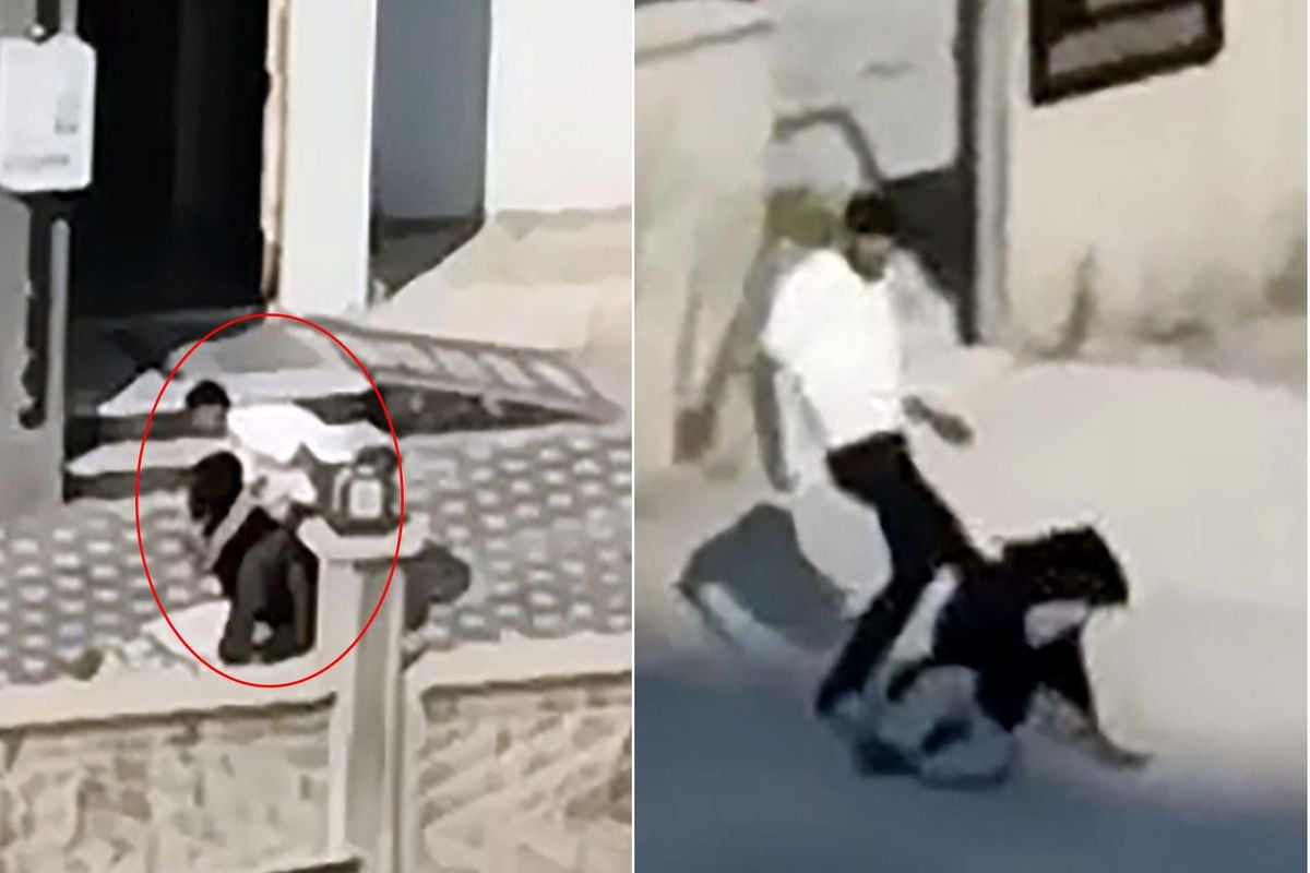 Tartıştığı kadına dakikalarca kabusu yaşatan saldırgan gözaltına alındı