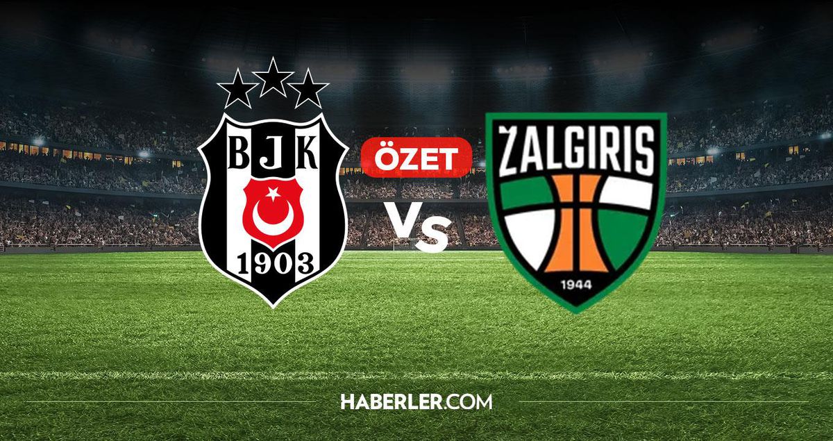 Beşiktaş Kauno Zalgiris maç özeti ve golleri! (ÖZET) Beşiktaş Kauno Zalgiris kaç kaç bitti, golleri kim attı?