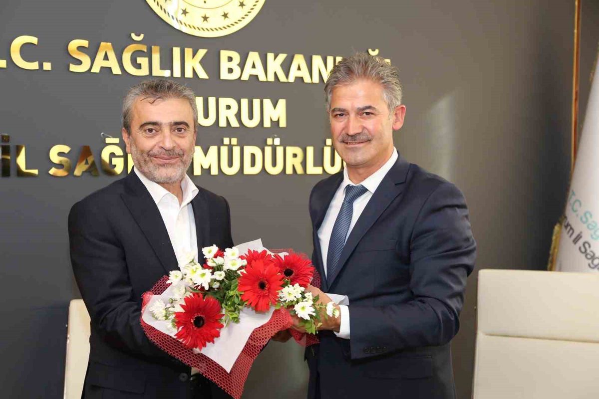 Erzurum İl Sağlık Müdürlüğü'nde Devir Teslim Töreni