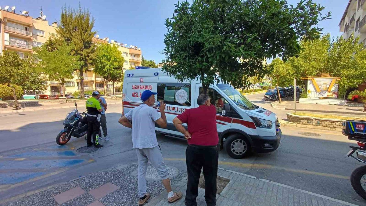 Efeler'de Motosiklet Kazası: 2 Yaralı
