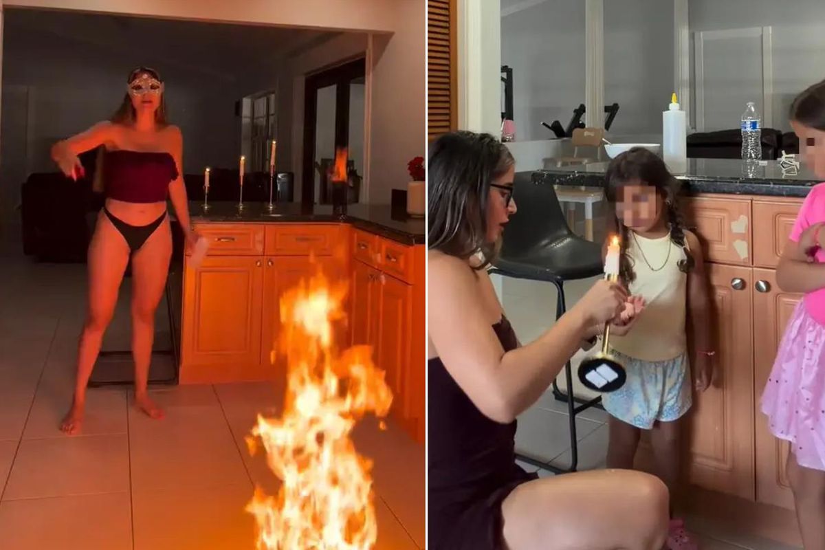 Influencer olmak uğruna akılalmaz vahşet! Evini ateşe verdi, çocuklarına sıcak mum döktü