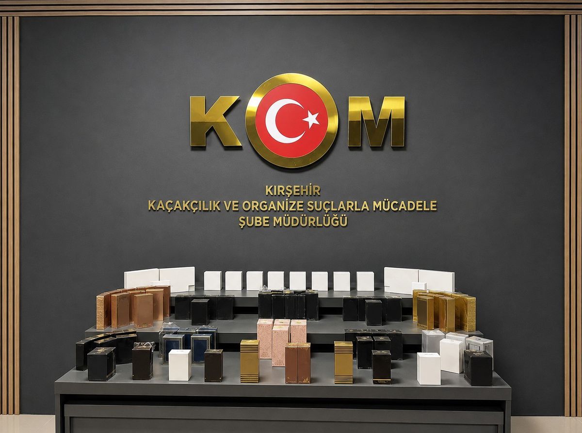 Kırşehir'de kaçak parfüm ve elektronik operasyonu