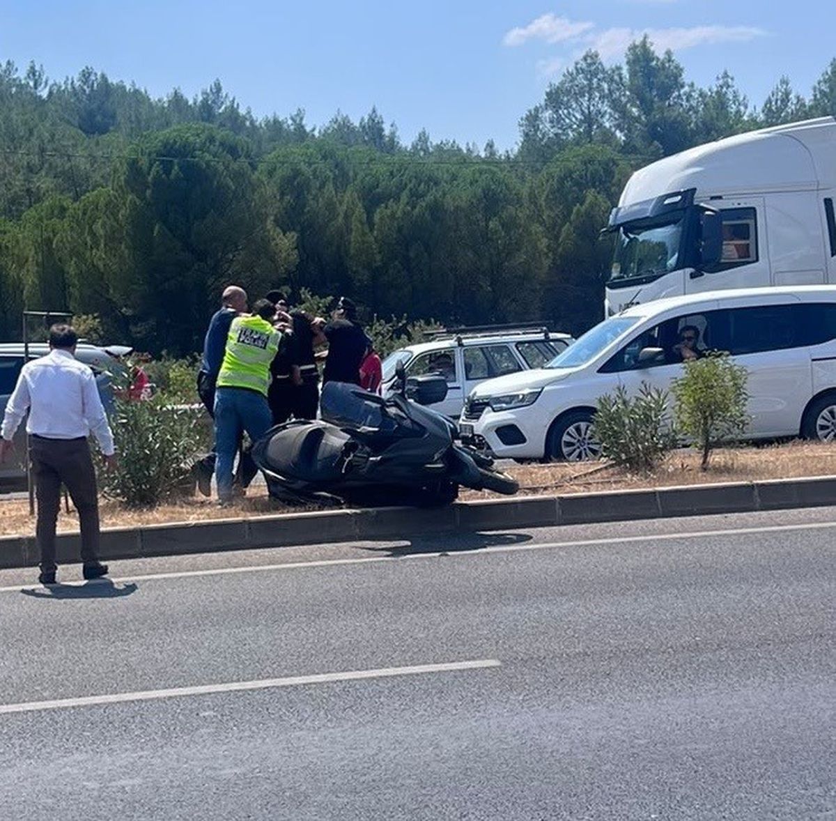 Polis Uygulama Noktasından Kaçan Motosikletli Yakalandı