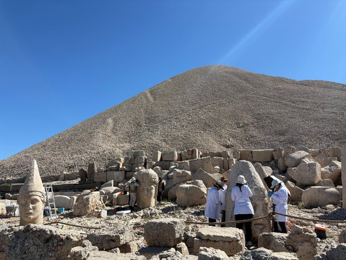 Nemrut Dağı'ndaki heykellere nanoteknolojik koruma