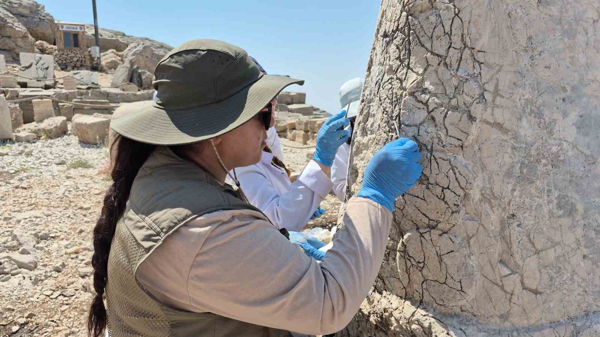Nemrut Dağı heykellerine nano teknoloji ile koruma