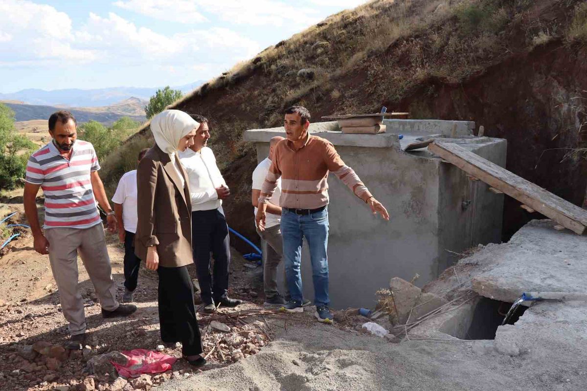 Tercan'da KÖYDES İçme Suyu Projeleri Yerinde İncelendi