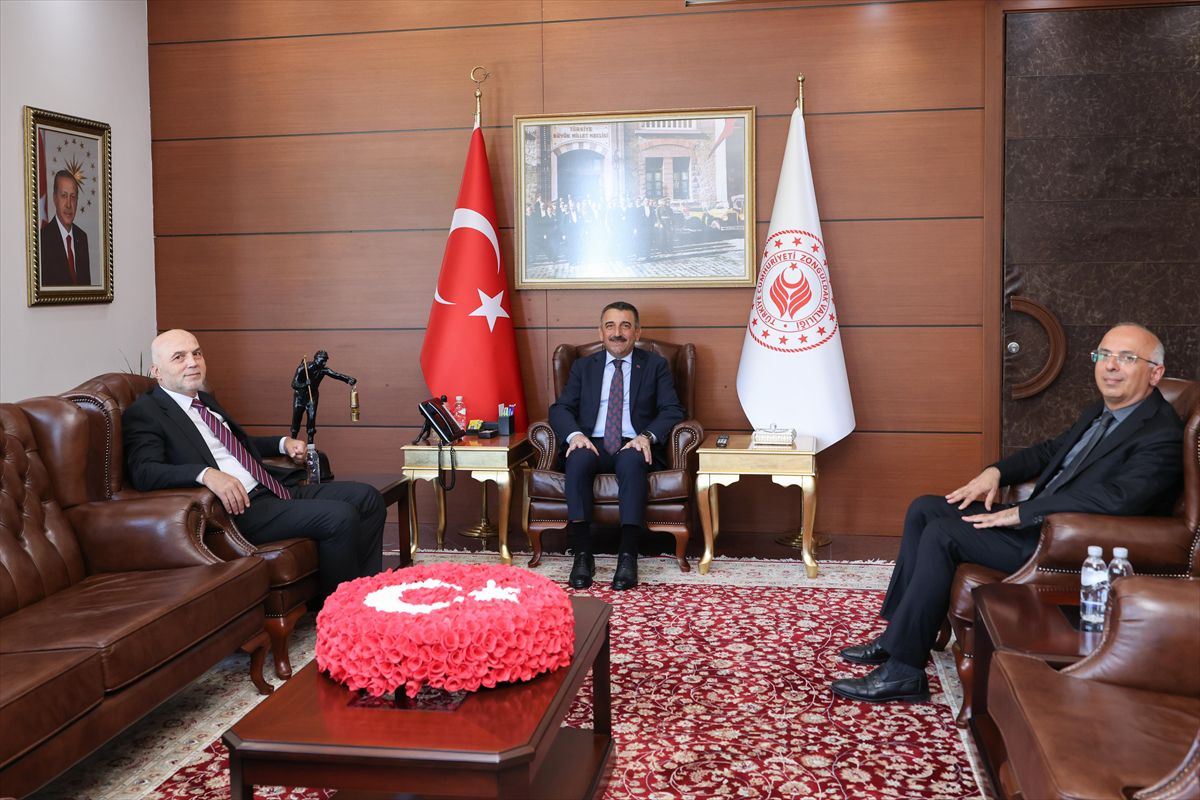 Zonguldak Valisi, Yeni BEUN Rektörünü Kabul Etti