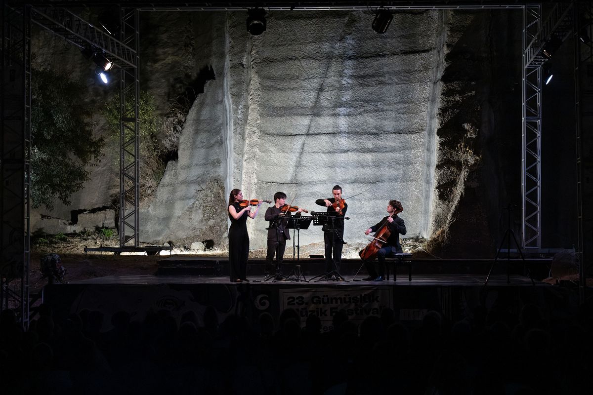 Gümüşlük Festivali'nde Varyon Quartet Rüzgarı