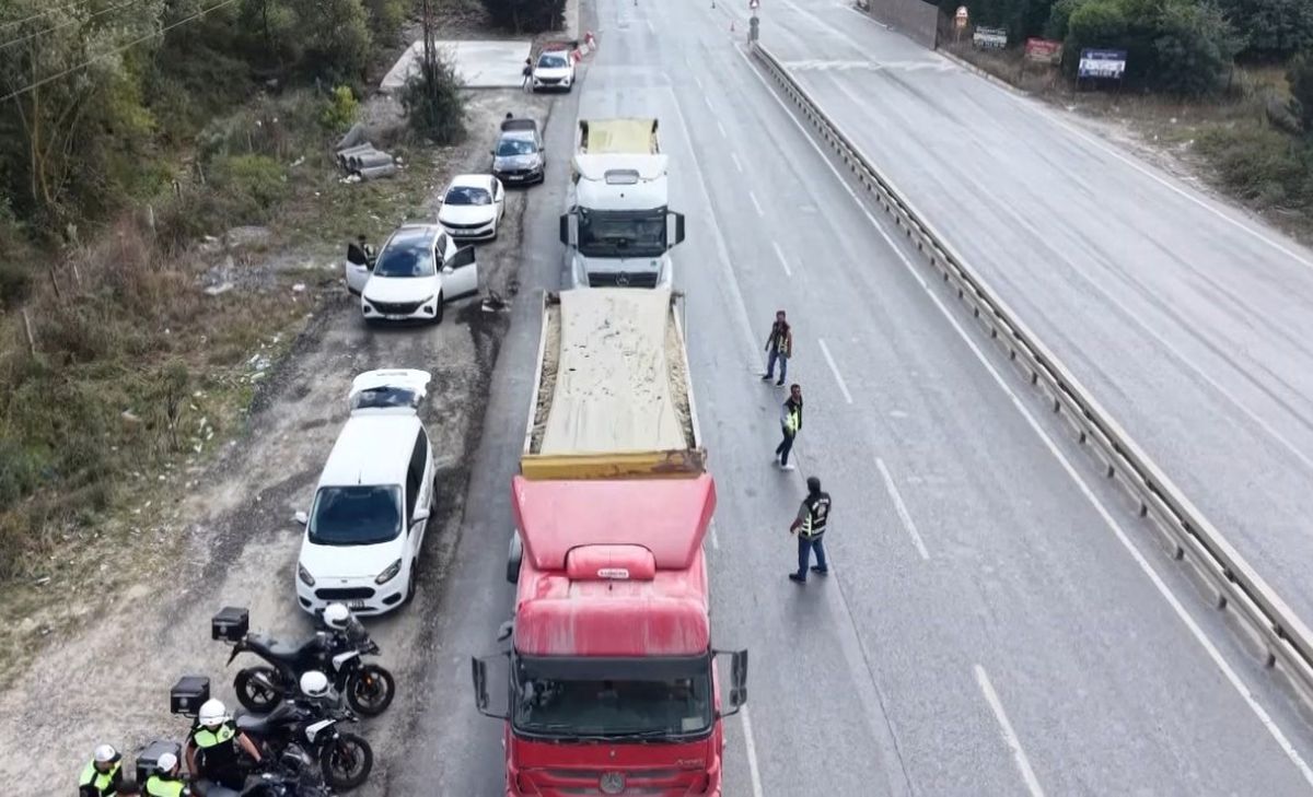 Arnavutköy'de Hafriyat Kamyonlarına Sıkı Denetim