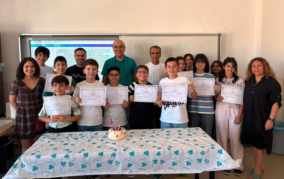 Beypazarı'nda İngilizce Kursu Sertifika Töreni