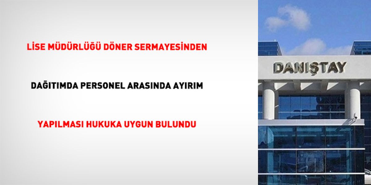 Danıştay'dan döner sermaye ödemelerinde yönetmelik onayı