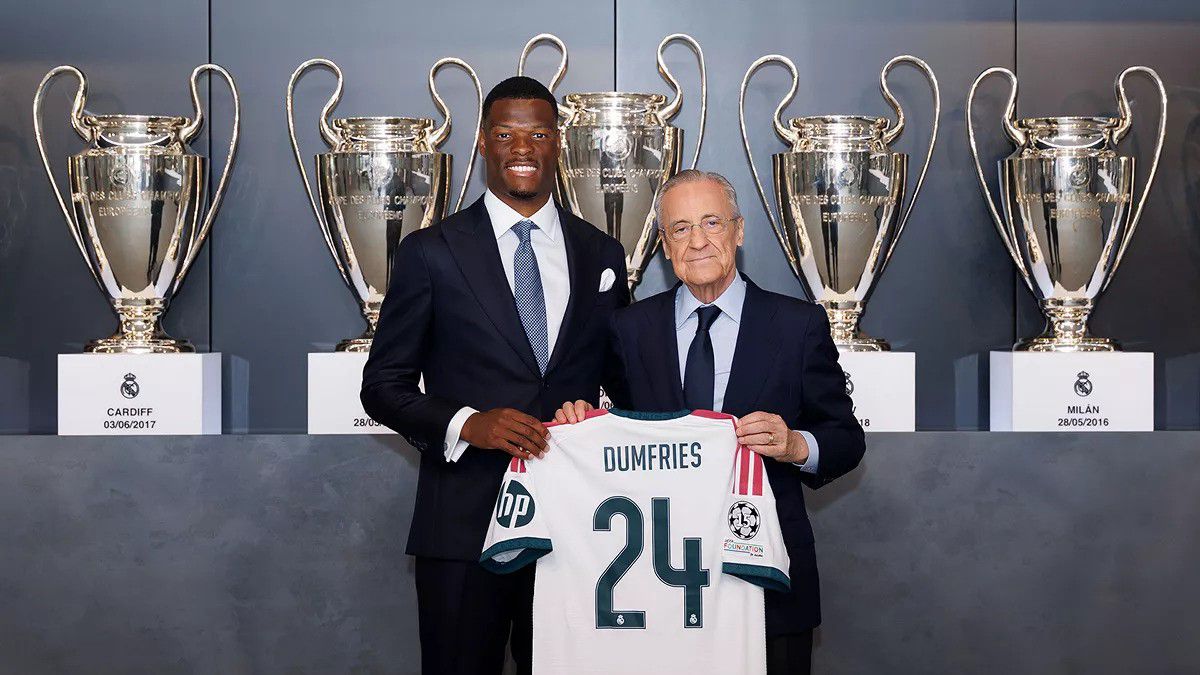 Real Madrid, Denzel Dumfries ile 4 Yıllık Sözleşme İmzaladı