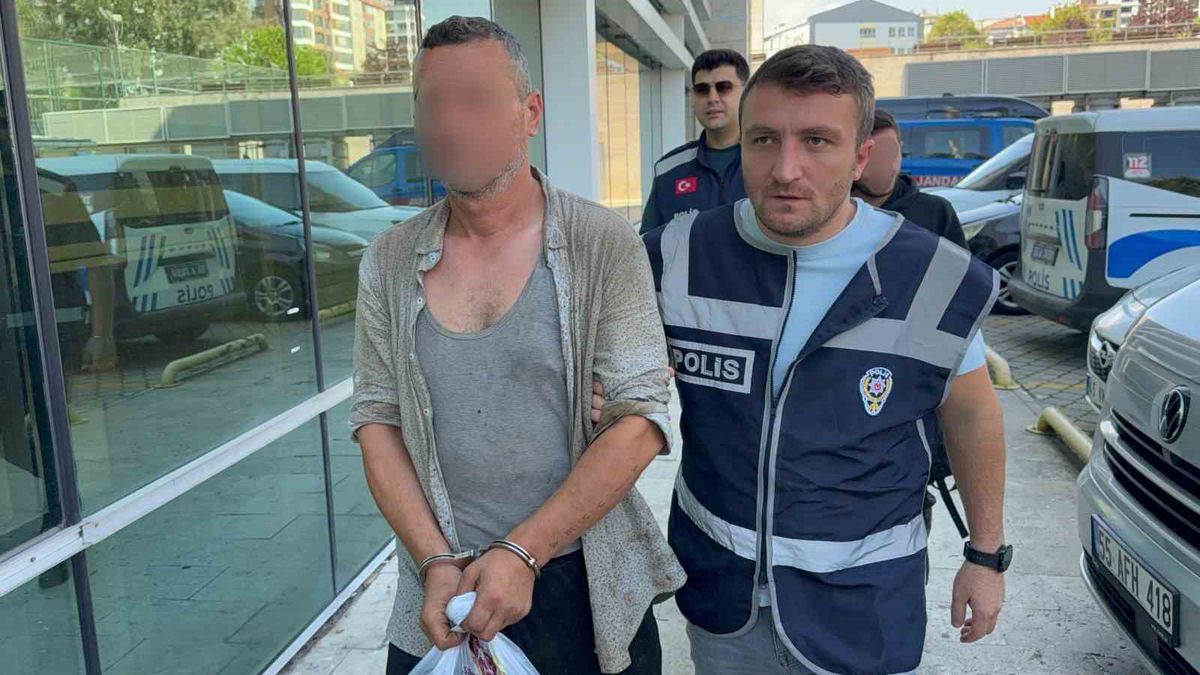 Samsun'da eşini silahla tehdit eden koca adliyede