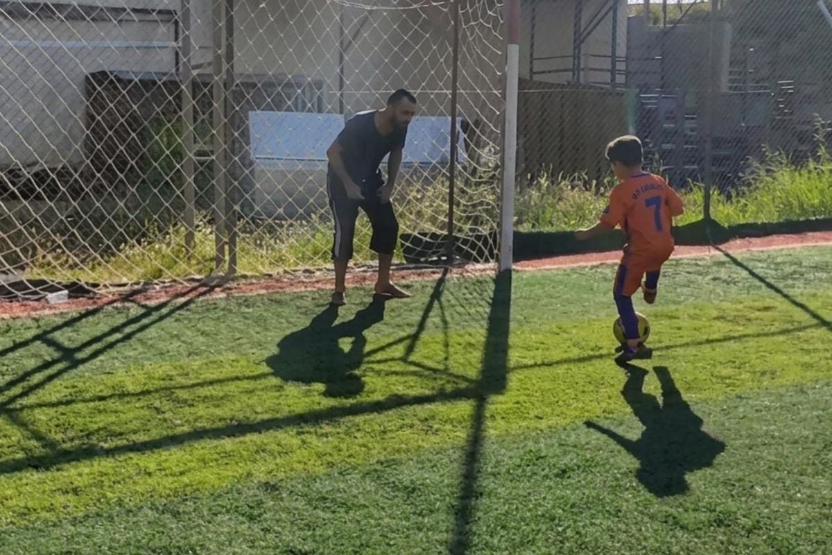 Futbol oynarken kalp krizi geçirdi: Küçük İdris'ten geriye sadece bu görüntüler kaldı