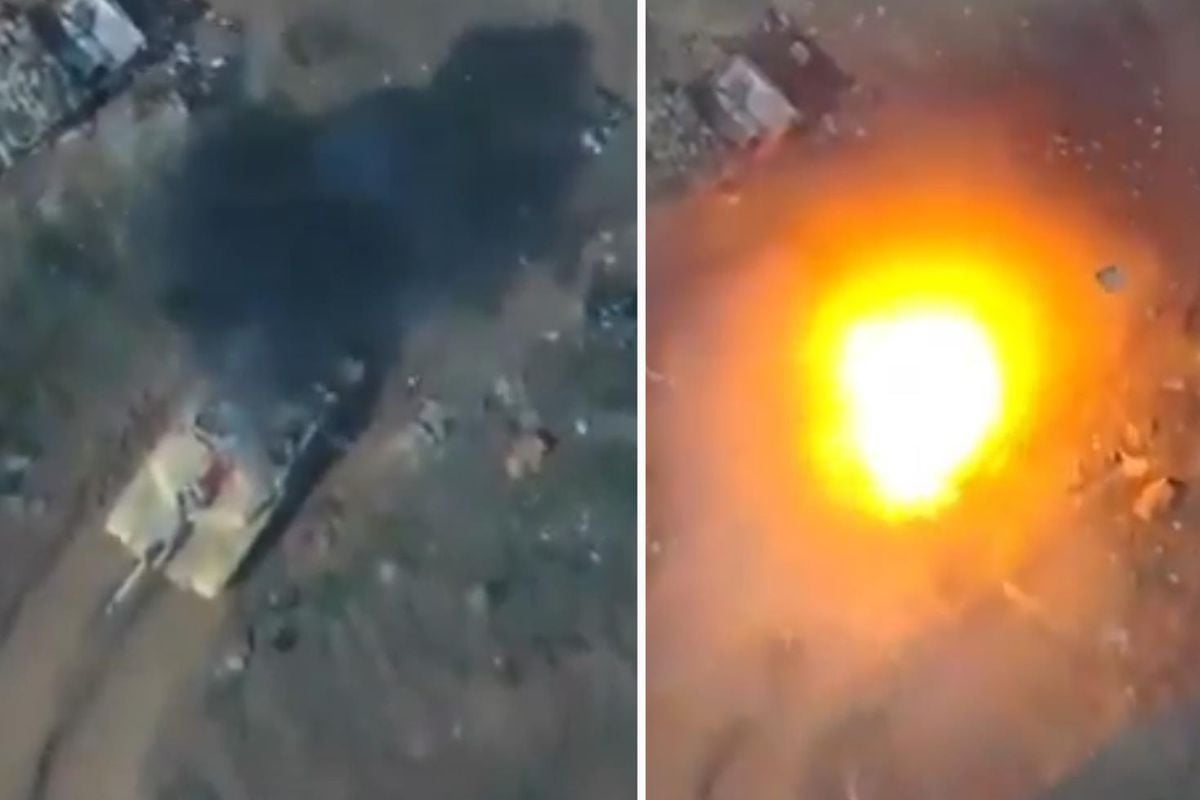 Husiler, ABD yapımı tankı böyle imha etti