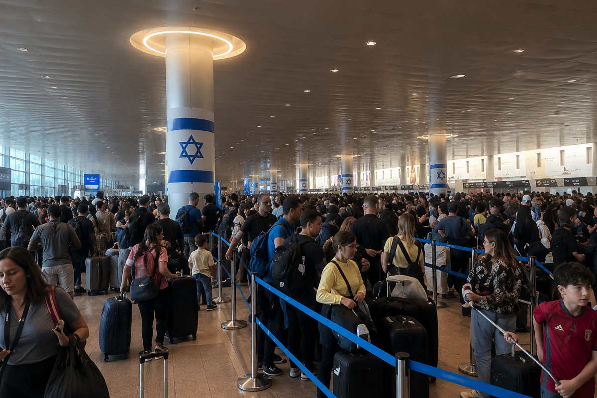 İsrail’in can damarında kaos! Ben Gurion’da grev, uçuşları durma noktasına getirdi
