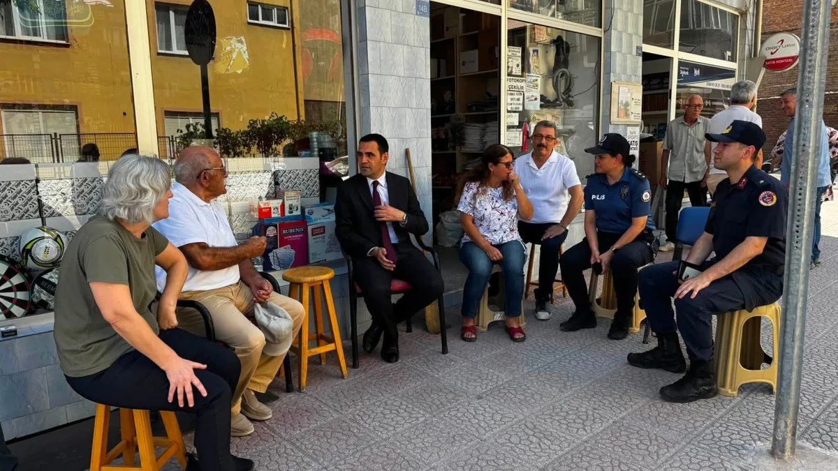 Ayancık Kaymakamı Yalı Mahallesi'nde Esnafla Buluştu