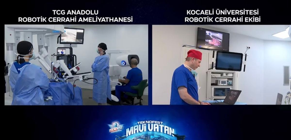 TCG Anadolu'da 5G destekli mobil robotik cerrahi testi