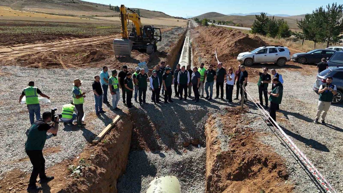 DSİ Genel Müdür Yardımcısı Ekinci, Kırklartepe Barajı Sulama İnşaatını Yerinde İnceledi