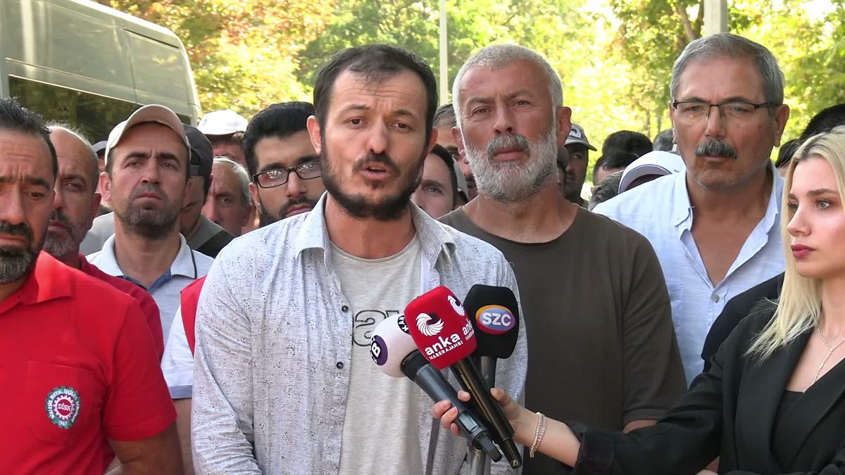 Maden işçilerinden Bakanlık önünde Erdi Kahveci anması: 'Çalışırken ölmek istemiyoruz'