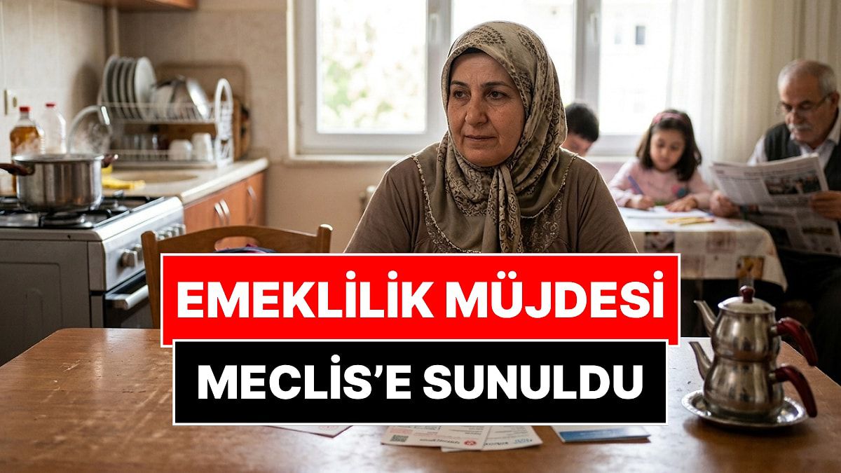 Ev kadınlarına sosyal güvence teklifi TBMM'de