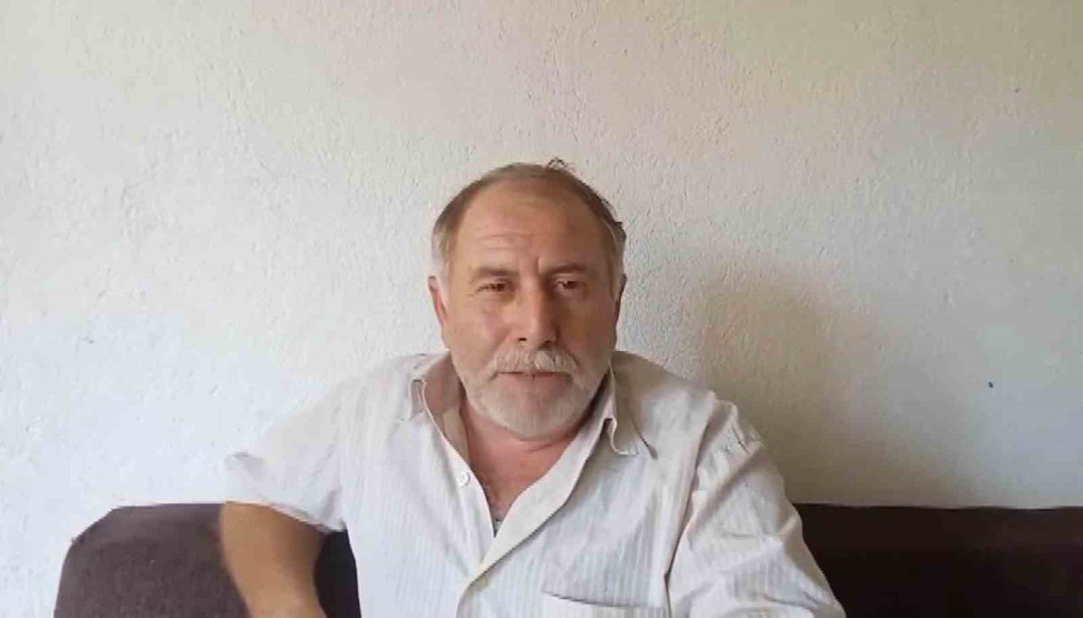 Sivas'ta vatandaş yağmurda banyo yaptı