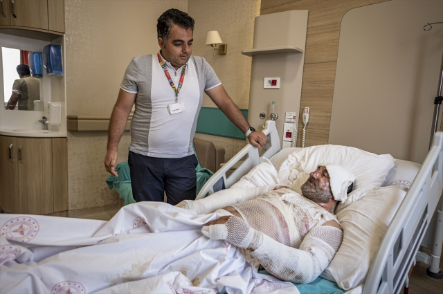 Naim Demirbaş injured in gasoline flash fire