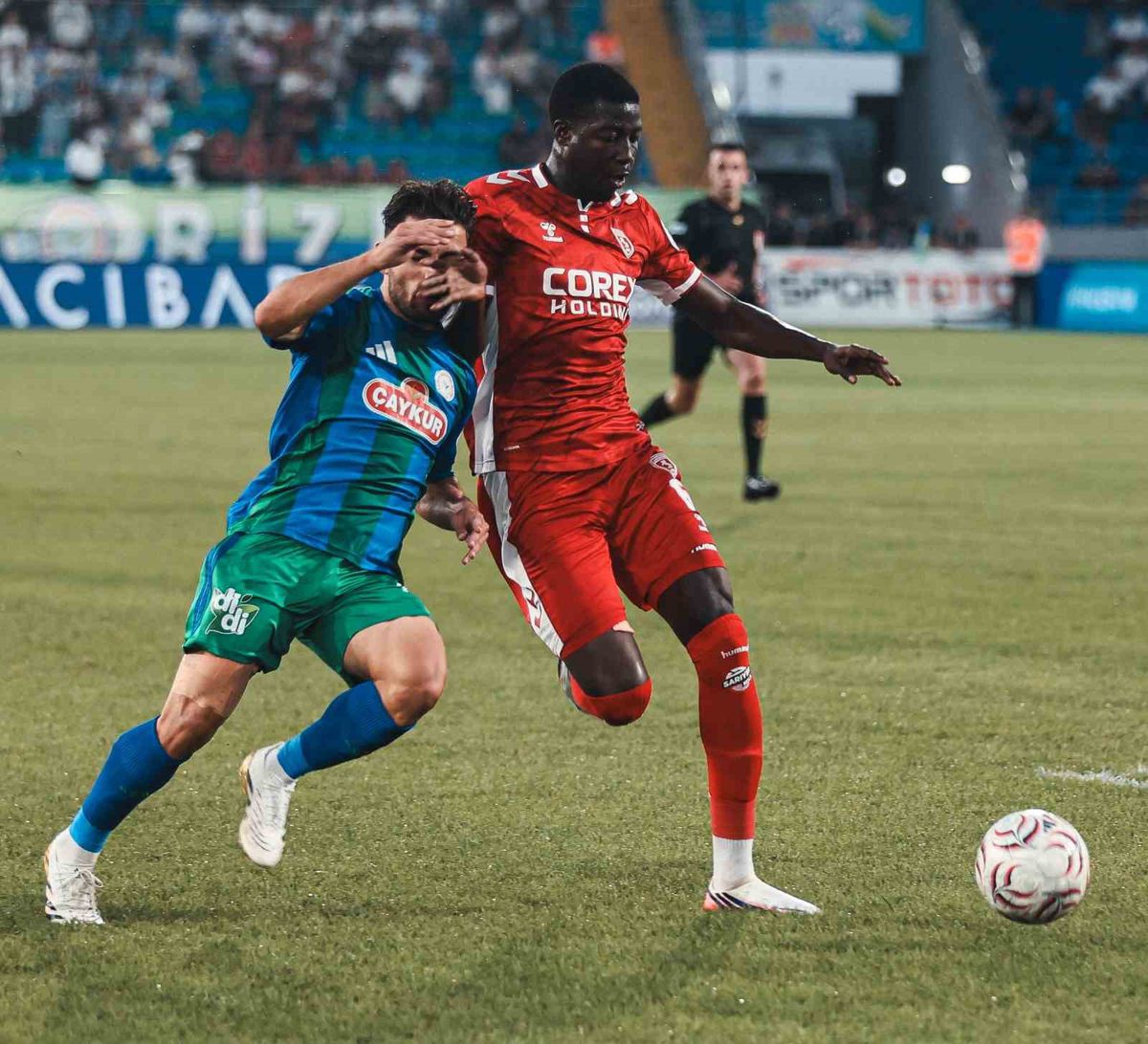 Rizespor-Samsunspor: İlk yarı konuk ekip önde