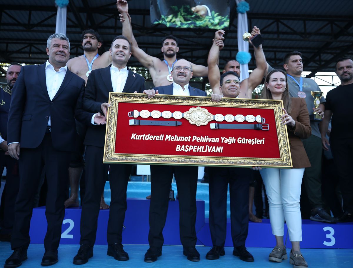66. Kurtdereli Güreşleri'nde Başpehlivan Mustafa Taş