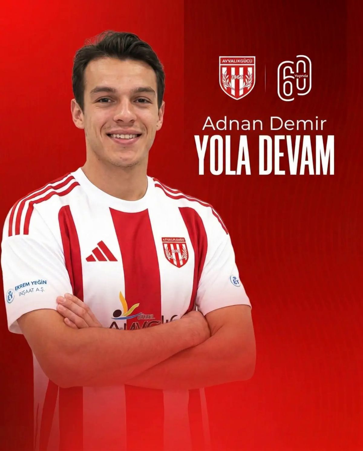 Ayvalıkgücü Belediyespor, Adnan Demir'in Sözleşmesini 2028'e Uzattı