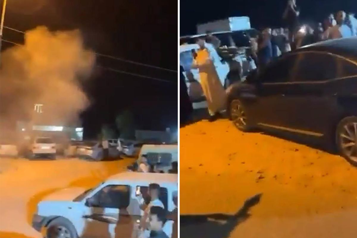 Bu nasıl eğlence! Düğündeki kutlama şekli ağızları açık bıraktı