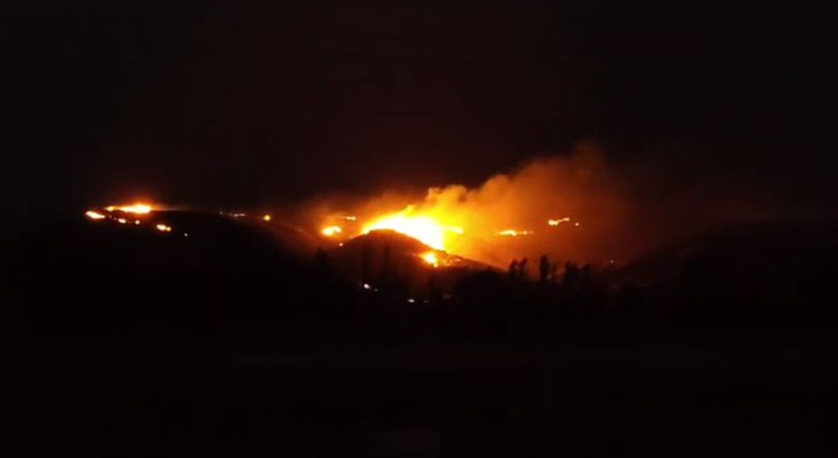 Sungurlu'da 4 Ayrı Noktada Anız Yangını