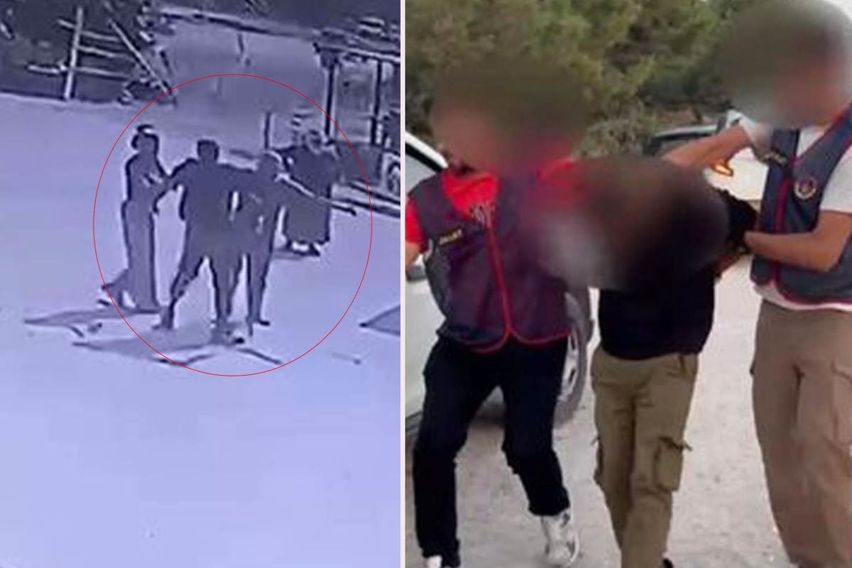 Babasının gözleri önünde silahla kaçırdı! Eski sevgili dehşeti kameralara yansıdı