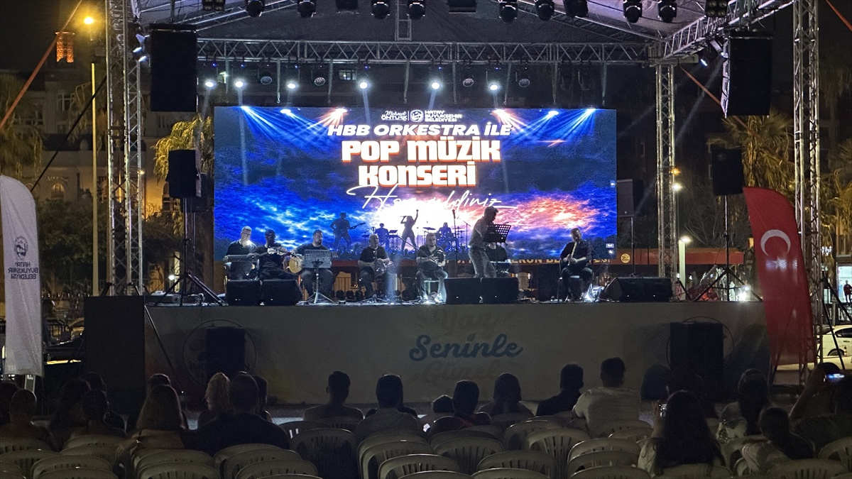 Hatay BŞB Orkestrası İskenderun'da Konser Verdi