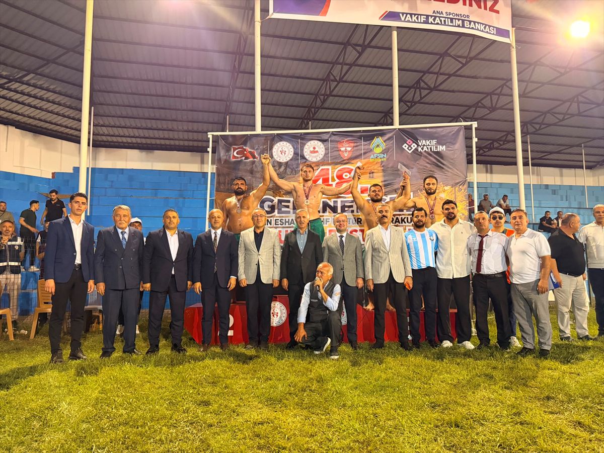 Afşin'de 48. Karakucak Güreş Festivali Coşkusu