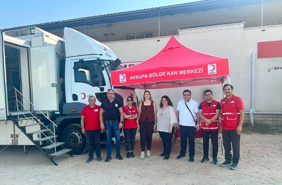 Kırklareli'nde Kızılay Kan Bağışı Kampanyası