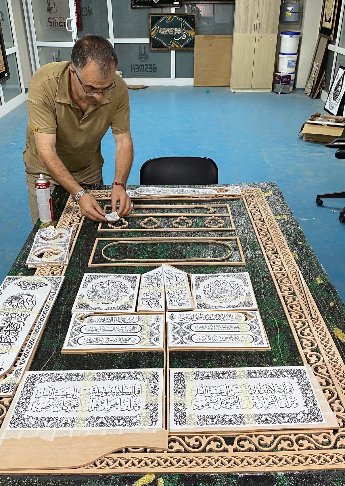 Naht sanatının ustası 15 yılda 2 bin 500 eser üretti