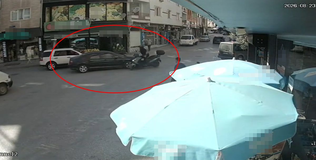 Orhangazi'de motosiklet ile otomobil çarpıştı: Sürücü kaçtı
