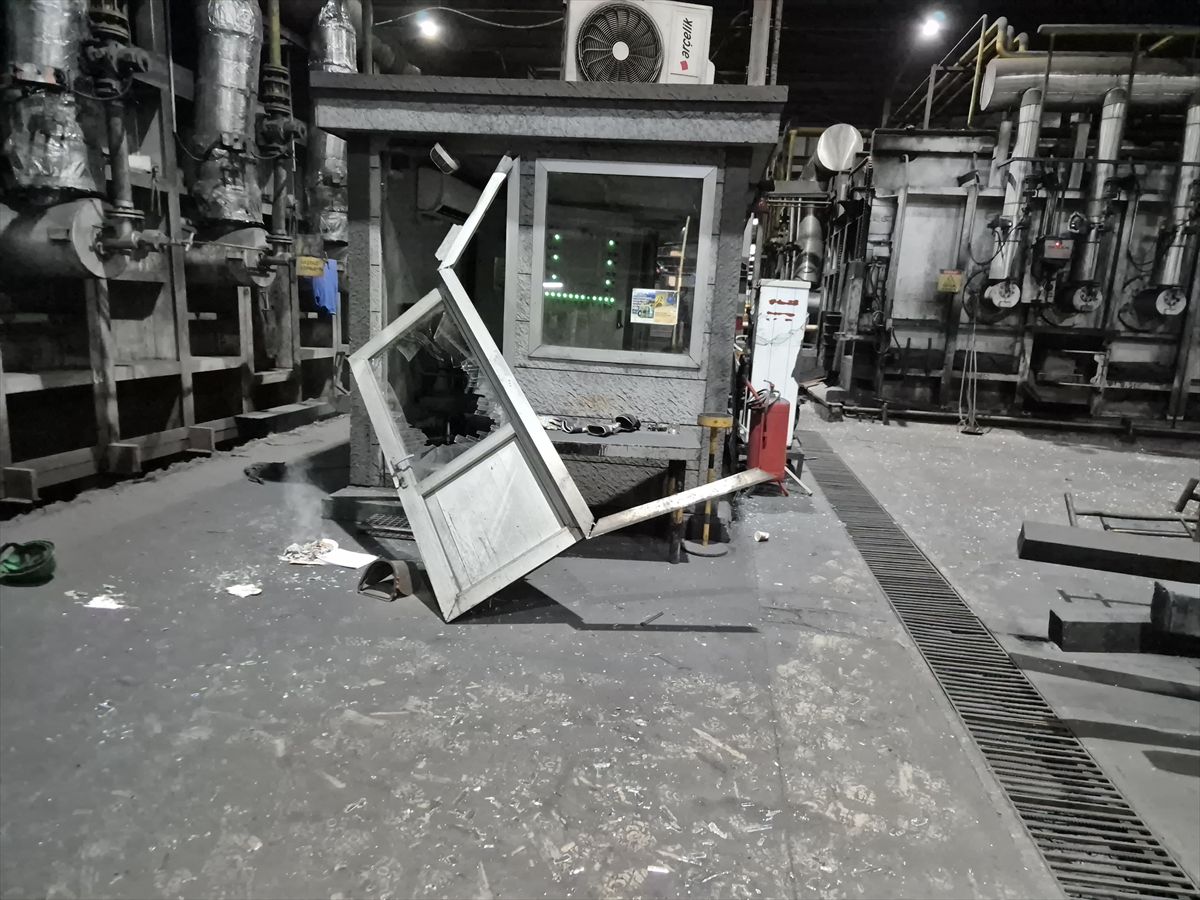 Samsun'da demir çelik fabrikasında patlama: 2 yaralı