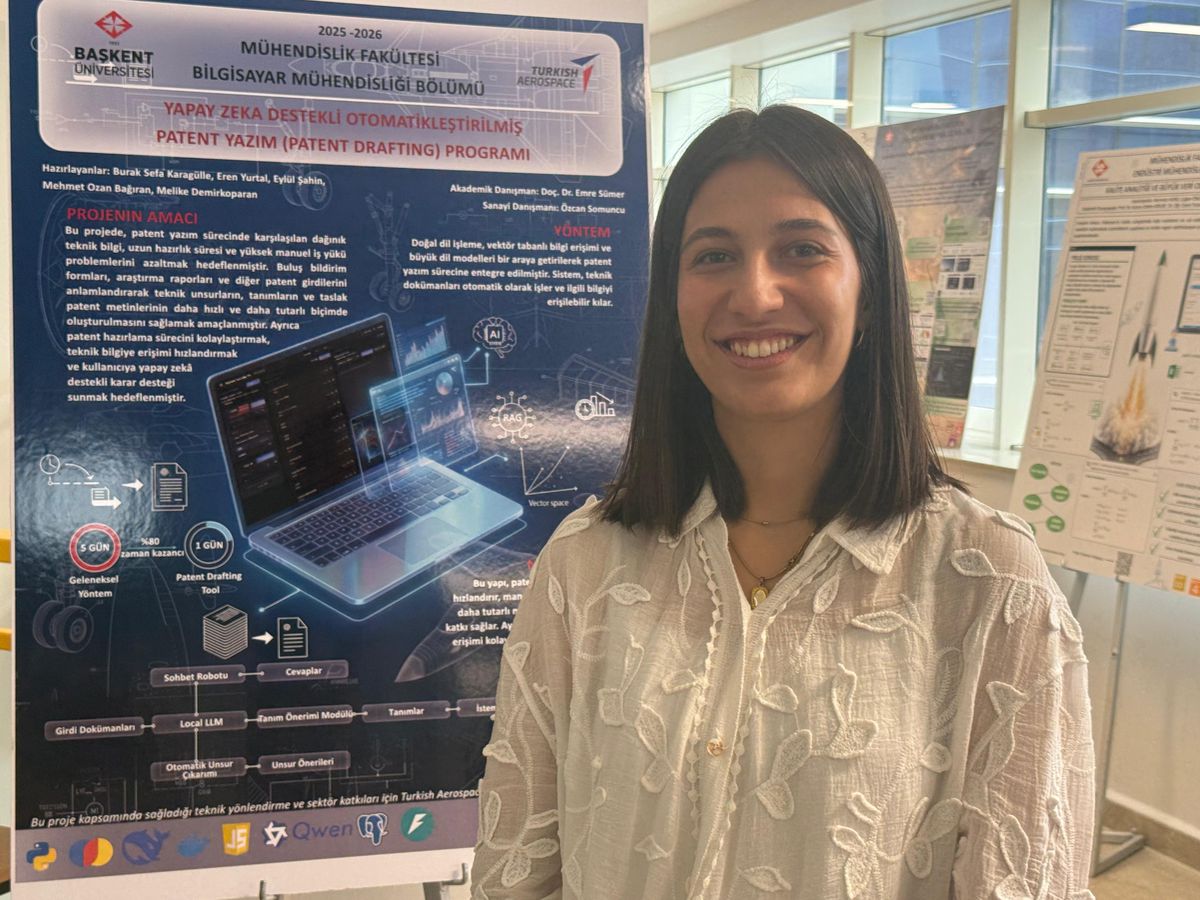 Başkent Üniversitesi öğrencilerinden TUSAŞ'a yapay zeka destekli patent yazım programı