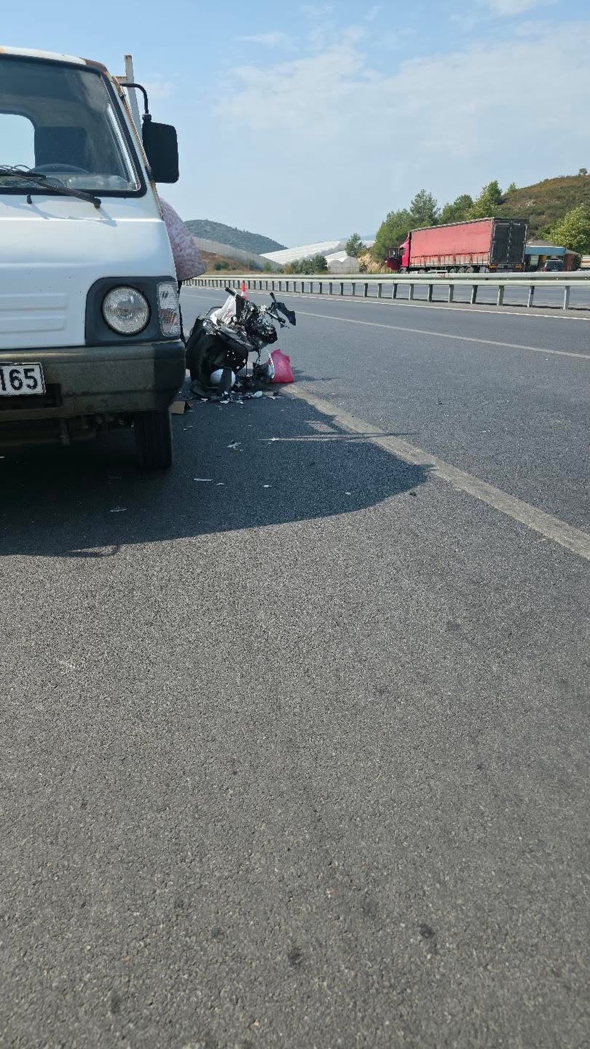 Alanya'da motosiklet kazası: 1 yaralı