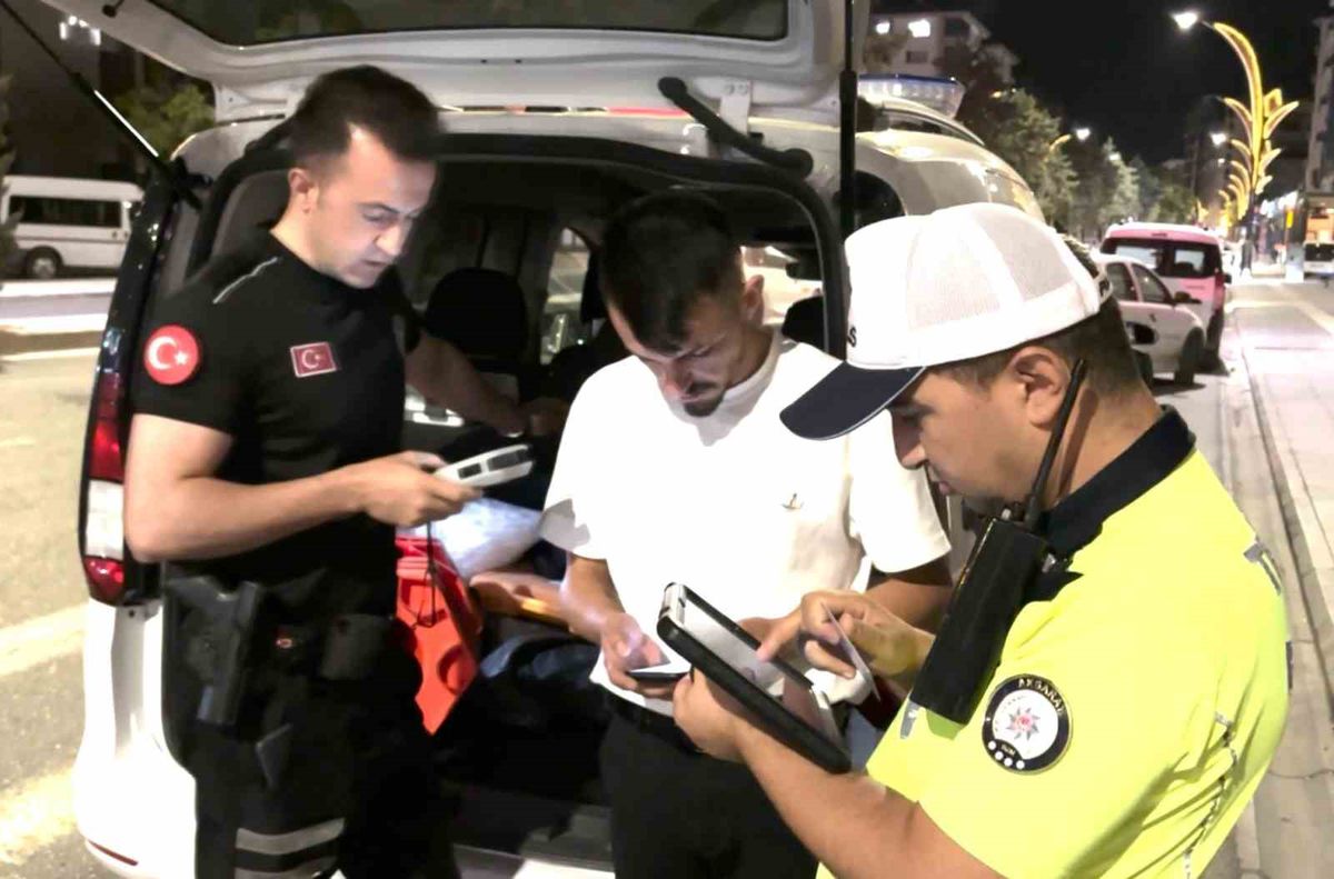 Aksaray'da Alkollü Sürücüye 27 Bin 719 Lira Ceza