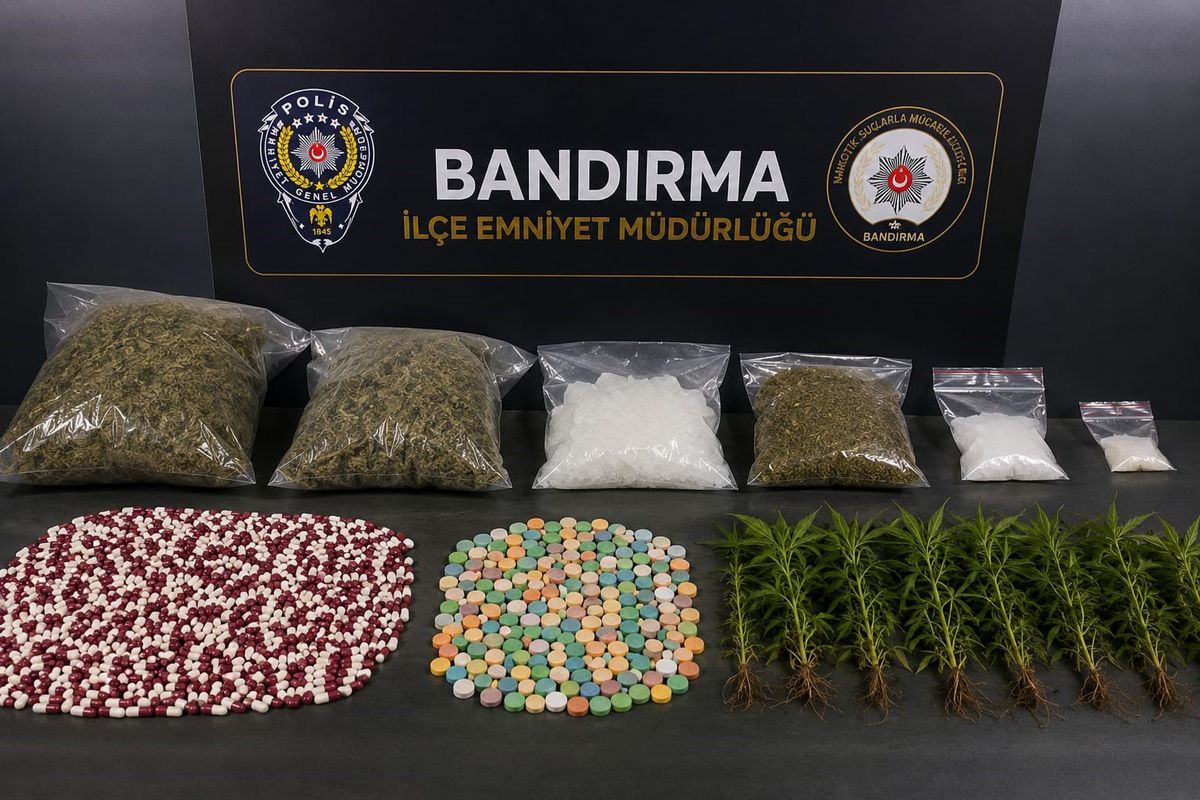 Bandırma'da Dev Uyuşturucu Operasyonu