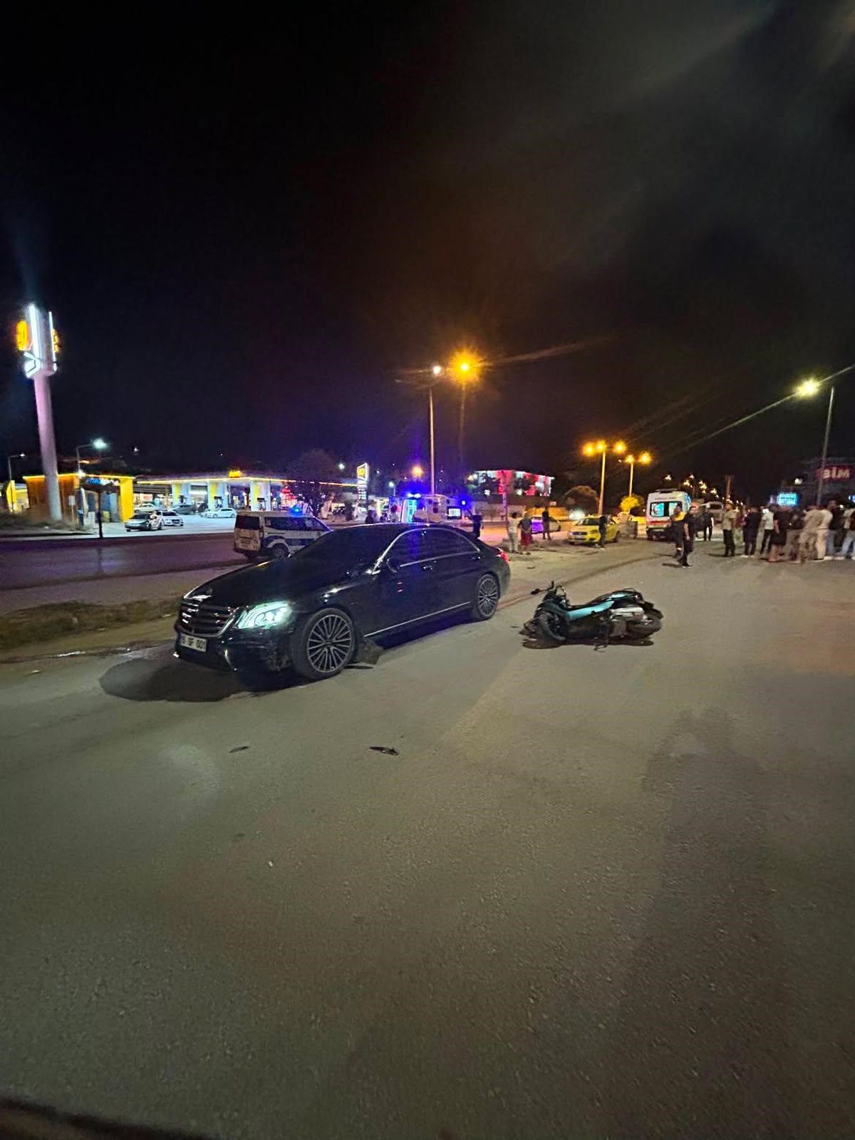 Burdur'da Motosiklet ile Otomobil Çarpıştı: 2 Yaralı