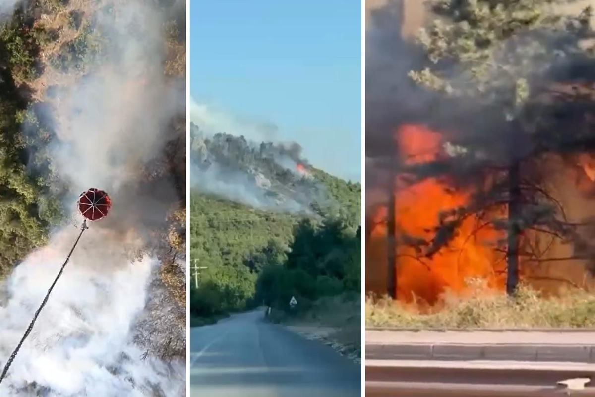 Uludağ'ın etekleri yanıyor! Aynı anda 3 noktada orman yangını