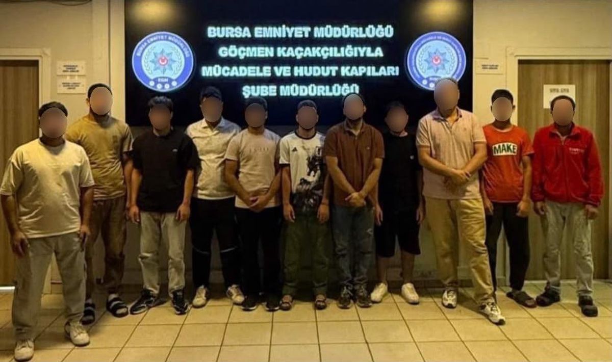 Bursa'da Kaçak Göçmen Operasyonu: 11 Yakalandı