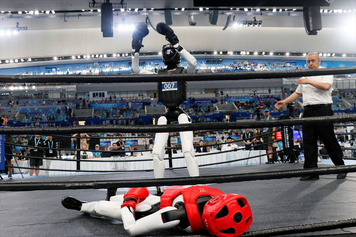 Dünya İnsansı Robot Oyunları Pekin'de Sürüyor
