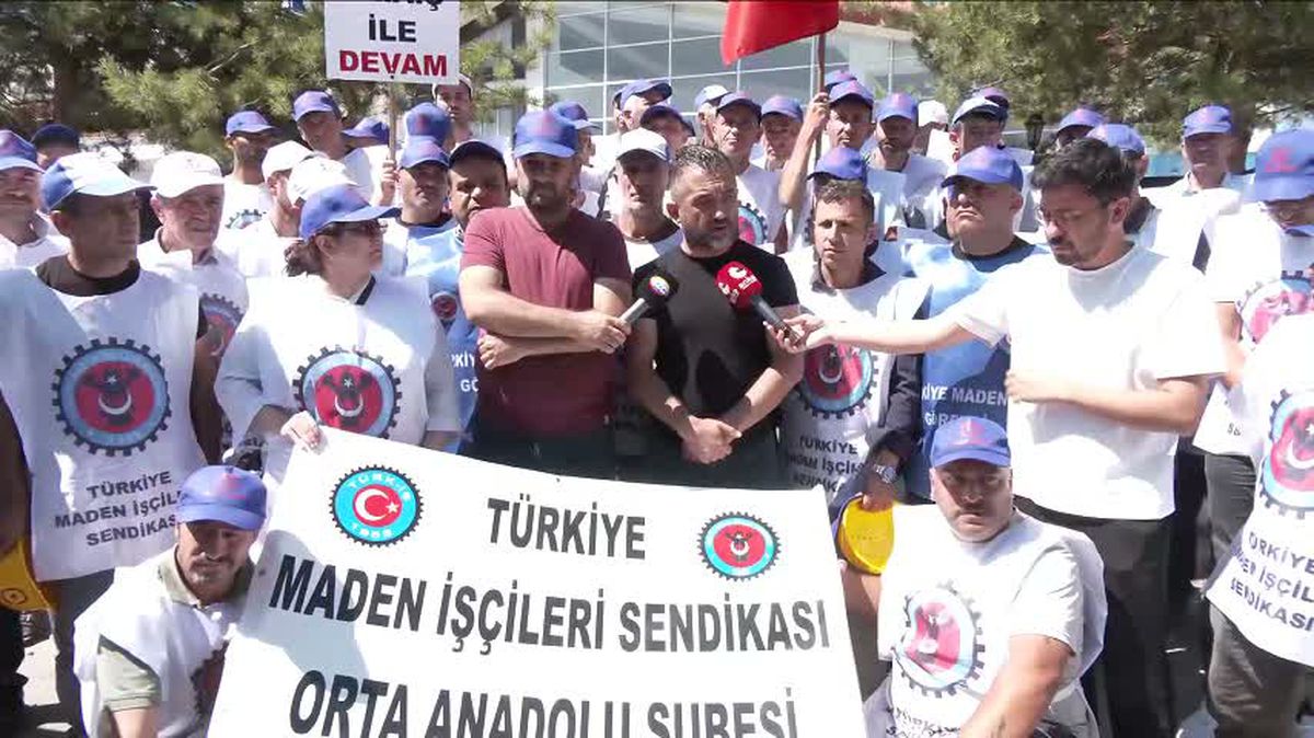Doruk Madencilik İşçilerinden Yıldızlar SSS Holding Önünde 29 Gündür Süren Eylem: ‘Biz Sadaka İstemiyoruz’