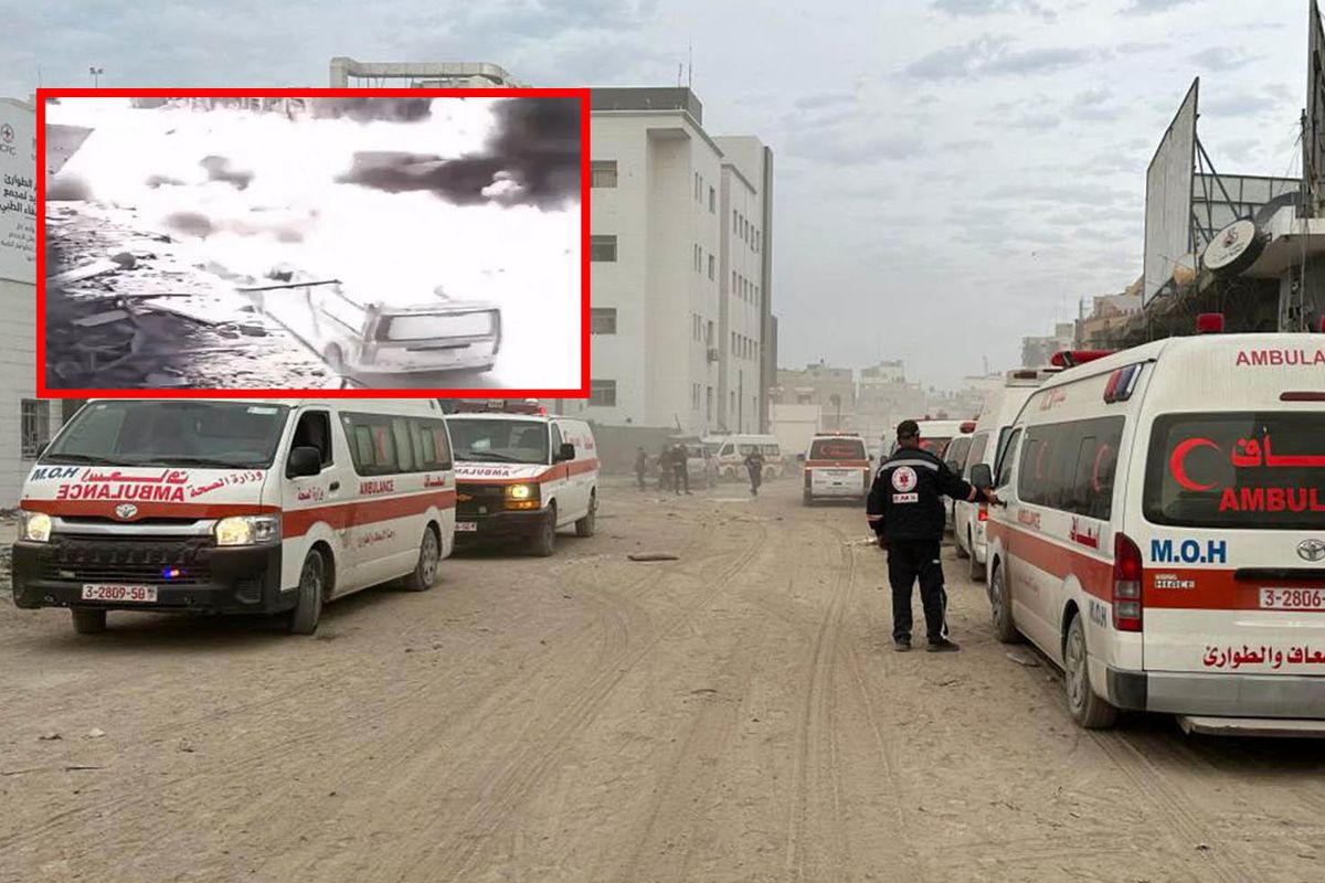 İsrail'in ambulansları vurduğu görüntüler ortaya çıktı