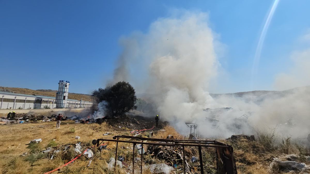 Kayseri Organize Sanayi'de Fabrika Yangını
